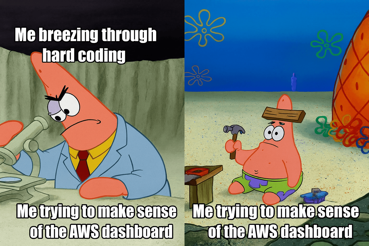 AWS bill meme